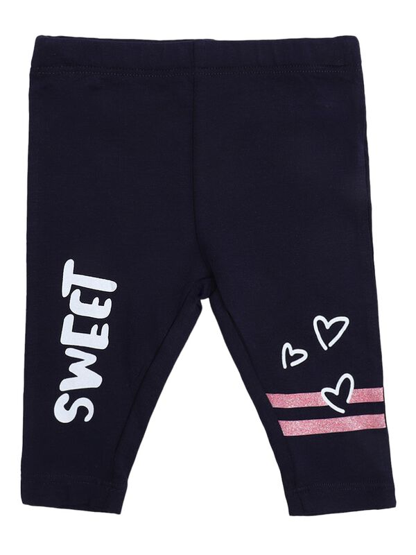 Girls Pink & Blue Printed Tracksuit image number 2